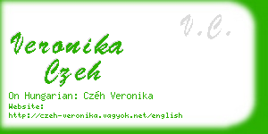 veronika czeh business card