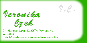 veronika czeh business card